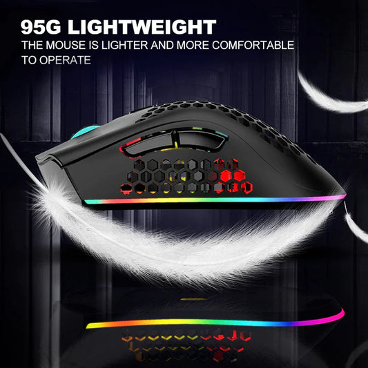 RGB Wireless Mouse Gaming Rechargeable