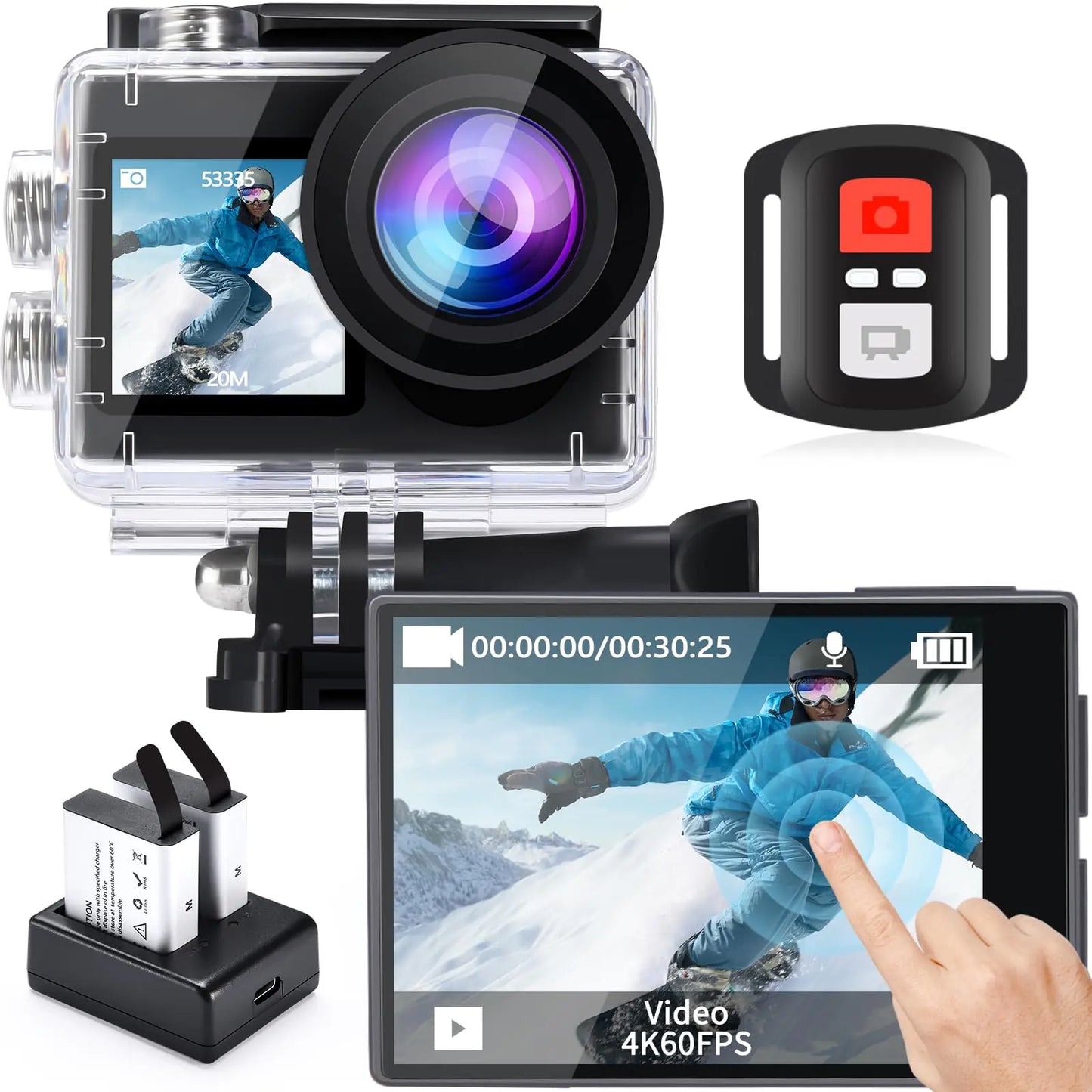 Action Camera 4K (Remote Control)